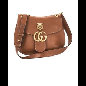 Gucci GC Marmont Shoulder Bag in FWRD Brown 🐅